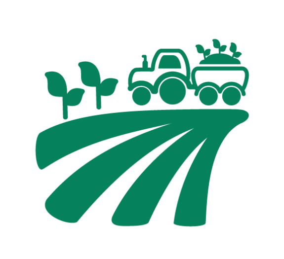 AZ or DZ Driver green graphic farm truck delivering goods 